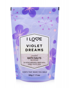 I LOVE Sare de Baie Violet Dreams