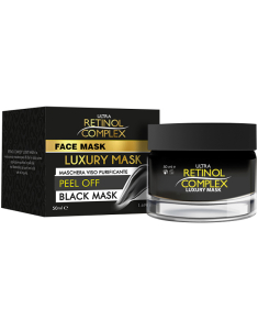 Luxury Mask: Masca Neagra Peel-Off cu Microparticule Ionizate AURII 8057190170244