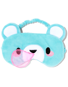 Blue Bubblegum Bear Sleeping Mask 048132